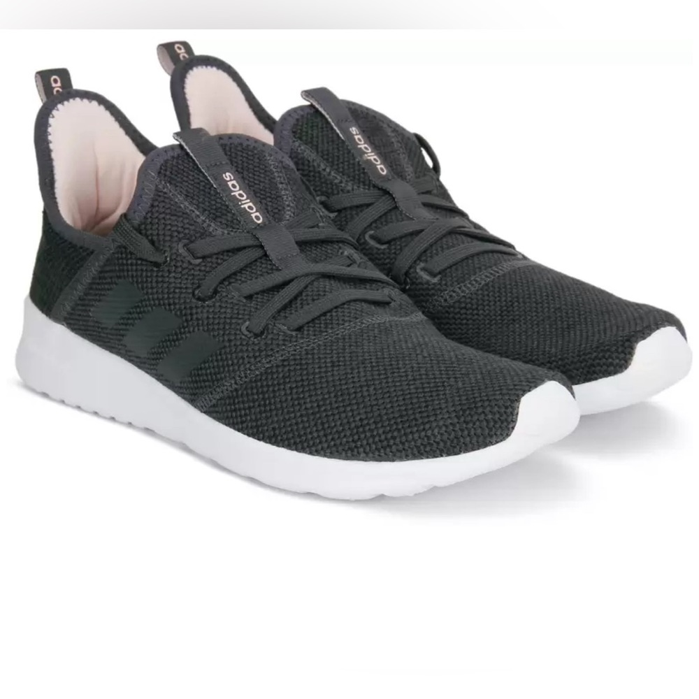 Adidas Cloudfoam Pure Athletic Running Shoes Black Gray Size 10